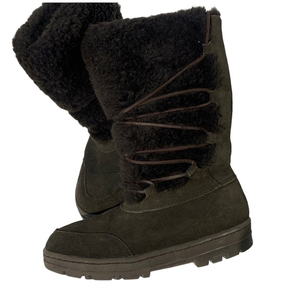 J crew winter boots size 8brown - Picture 1 of 7